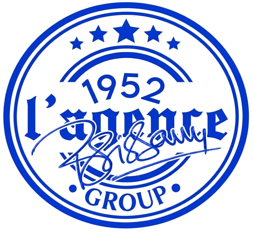Cachet et signature 1952 L'agence